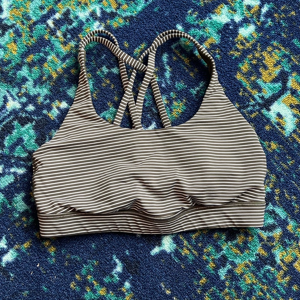 Olive Green Energy Bra